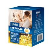 гирлянда РОСА Белый теплый UL-00009944 ULD-S10000-1000-DTA-RC WARM WHITE IP44 DEW 220V 100м