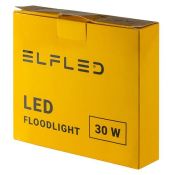 прожектор Белый  30W ELFLED-FL-30W-black-W IP65 220В черный