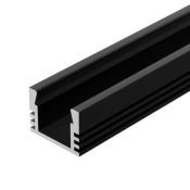 алюминиевый профиль KLUS PDS-S-2000 ANOD Black 020896