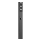 светильник 12W Белый теплый 055038 LGD-TILLIS-BOLL-SOCKET-H900 (GR, 92 deg, 230V) IP65 цилиндр стационарный серый