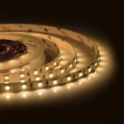 Светодиодная лента Белый теплый 5050 24V 14.4W/m 60Led/метр 00-338 Стандарт 10мм IP20 Светодиодная лента Белый теплый 5050 24V 14.4W/m 60Led/метр 00-338 Стандарт 10мм IP20