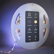 Светодиодная лента Белый теплый 2835 12V  4.8W/m 60Led/метр 201102 Ultra 5мм 2700K