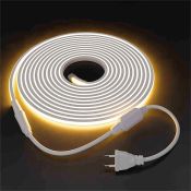 Комплект гибкого неона  55W Белый дневной 10-105 220V 5метров IP65