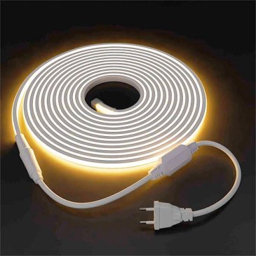 Комплект гибкого неона  55W Белый дневной 10-105 220V 5метров IP65