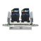 Розетка встраиваемая компьютерная двойная IEK SKANDY SK-K20-2-K50 SK-K04N RJ45 кат.6 металл никель
