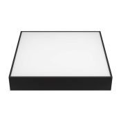Накладной светильник  12W Белый дневной 034795 SP-QUADRO-S400x400 220V IP40 квадратный черный