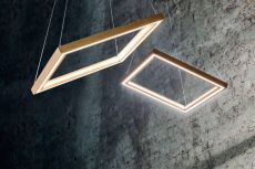 светильник  40W Белый теплый LEGNO G1519574  220V IP20 прямоугольный подвесной дуб