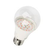 светодиодная фитолампа для растений  А60  9W 09645 LED-A60-9W/SP/E27/CL ALM01WH  IP20 для рассады и цветения
