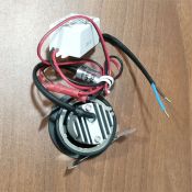 Встраиваемый светильник   3W Белый теплый Luminosity RND IN 220V IP44 круглый черный Уценка!