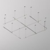 Шинопровод 2м Flarity TRX154-112PT платина