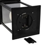 фигурка  светодиодная Декоративный фонарь Белый теплый 513-045, 1Led, 3хАAА, черный корпус, IP20