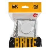 Диммер пов-наж. 600Вт СС10-1-0-БрАБ арктический белый BR-D20-0600-K91 BRITE IEK