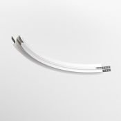 Коннектор радиусный R300 TRA044-angle-W Exility встраиваемый под ГКЛ 9,5мм белый