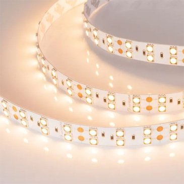 Светодиодная лента Белый теплый 5060 24V 28.8W/m 120Led/метр 021470(2) RT-B120-15mm 3000K CRI98