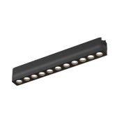 Трековый светильник  12W Белый теплый AIR GRILL DK5305-BK IP20 на магнитный шинопровод черный