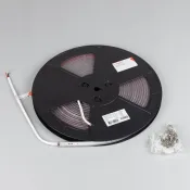 Светодиодная лента  Белый дневной 2835 24V  4.8W/m 60Led/метр герм (силиконовая экструзия) 050655 IC-PS-A60-10mm 4000K LUX IP67 стаб. 10m