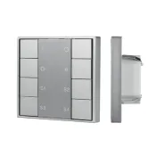 Панель Knob DALI-201-23-1G-4SC-DIM-DT6-IN Silver (BUS, Frame) 048187