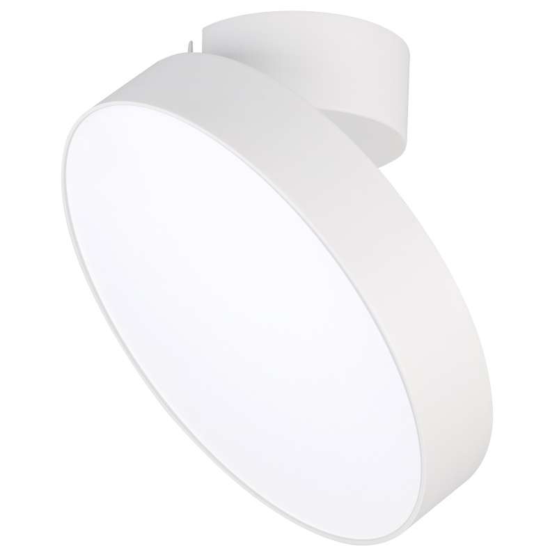 Накладной светильник  20W Белый теплый 028167 SP-RONDO-FLAP-R210-20W 220V откидной поворотный круглый белый