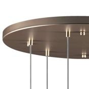 Люстра подвесная Lightstar без лампы 813063 GLOBO 6х40W E14 белый/шампань