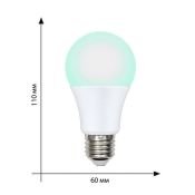 светодиодная лампа для птицеводства А60 9W UL-00003190 LED-A60-9W/SCBG/E27/FR/DIM IP65 PLO65WH диммируемая
