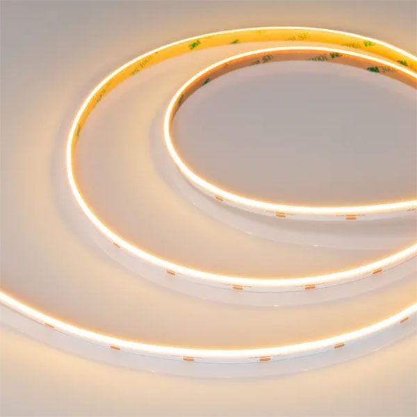 Светодиодная лента Белый теплый COB 24V  6W/m 480Led/метр 046904 COB-S-X480-8mm 2700K