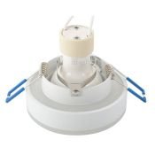 Встраиваемый светильник без лампы DENKIRS CLOD DK4032-WH GU10 белый круглый