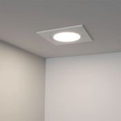 светильник   3W Белый 020763  LTM-S60x60WH-Frost 110deg 220V квадратный встраиваемый белый (с витрины)