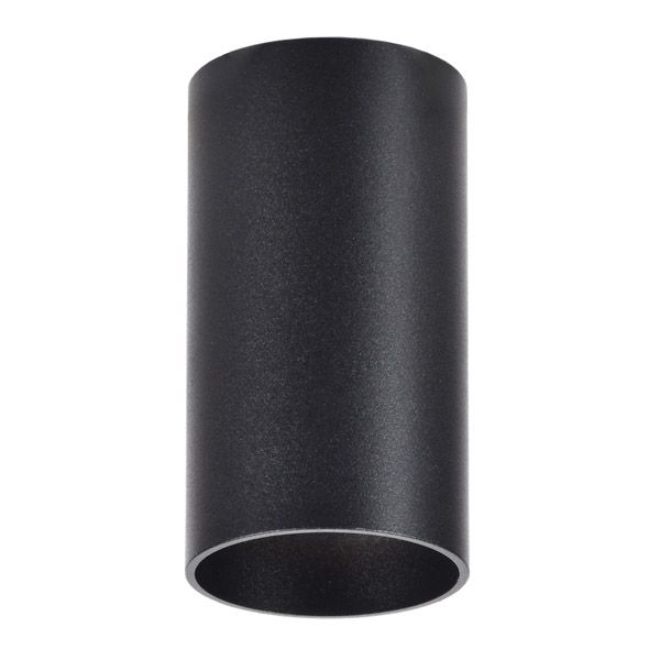 Накладной светильник без лампы IEK LIGHTING 4001 LT-UPB0-4001-GU10-1-K02 GU10 цилиндр черный