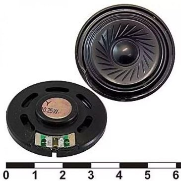 Динамик  0.25Вт   8 Ом DXP40N-A