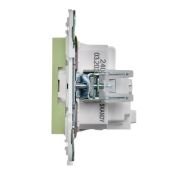 Штепсельная розетка встраиваемая IEK SKANDY 16А SK-R11-16-K06 SK-R05G с з/к без з/ш мятный