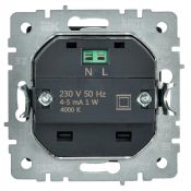 светильник Белый дневной 1W ПЛ20-БрШ шампань BR-FL20-K37 BRITE IEK встраиваемый в подрозетник