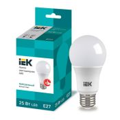 светодиодная лампа шар  A80 Белый дневной 25W LLE-A80/25/230/40/E27 IEK