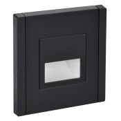 подсветка светильник Белый дневной 3W FP157 черный FP-FL20-K02 FORTE&PIANO IEK встраиваемый в подрозетник