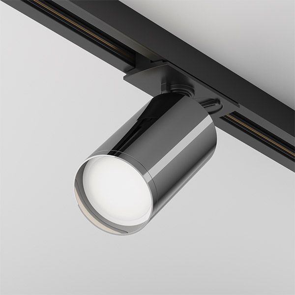 Трековый светильник под лампу GU10 Focus Unity TR020-1-U-GU10-BGF на шинопровод графит
