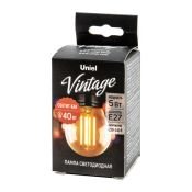 лампа ретро светодиодная Vintage форма шар 5W UL-00010552 LED-G45-5W-GOLDEN-E27 GLV21GO