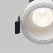 Встраиваемый светильник  10W Белый дневной DL115-10W-4K-W Омут/Dip 50deg 230V круглый белый