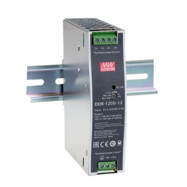 Блок питания (DC-DC) 12V  120W  DDR-120B-12 на din-рейку