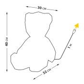 фигура светодиодная РАДУЖНЫЙ МИШКА UL-00011054 ULD-R504 USB-RGB BEAR