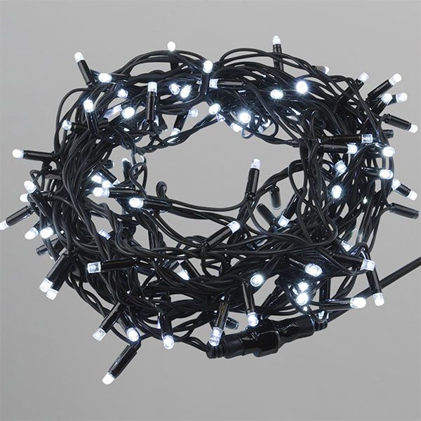 гирлянда НИТЬ  4.5W Белый UL-00013213 ULD-F90PRO S10M-100-TBK WH, черный провод 10 м. 220V, 100 Led, IP67, с мерцанием без вилки