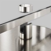 Трековый светильник 10W Белый теплый TR153-1-10W3K-PT Плато / Plato Flarity IP20 платина