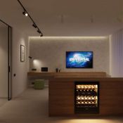 УДАЛЕНО  15W Белый теплый 022951 SP-POLO-R85-1 220V цилиндр накладной черный с черной вставкой Уценка!!!