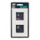 Рамка стеклянная 2 поста IEK SKANDY SK-M22-G-K01 SK-F22W арктический белый