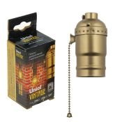 патрон декоративный Vintage UL-00000530 DLC-V-H01Z/E27 BRONZE с цепочкой