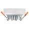 Встраиваемый светильник   6W Белый дневной  020811  LTD-80R-Opal-Roll 2x3W 220V IP40 круглый белый