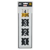 Рамка стеклянная 4 поста IEK BRITE BR-M42-G-41-K01 РУ-4-2-Бр белый RE