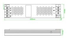 Блок питания (AC-DC) 24V  100W 00-00045134 ST-100-24 кожух
