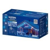 гирлянда БАХРОМА   6W Белый-Синий UL-00013123 ULD-B12006-195-TTK BLUE-WHITE IP44 с эффектом мерцания