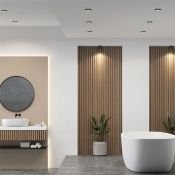 Встраиваемый светильник без лампы DENKIRS FACET DK3016-BK GU10 черный круглый IP65