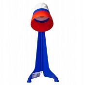 светильник настольный без лампы ULO-K22 D-E14-A WHITE-BLUE-RED UL-00010040 триколор