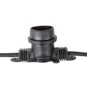 Гирлянда Belt-Light UL-00012327 UDL-K122 20/E27/10M шаг 50см патроны E27 провод белый (10м) IP65